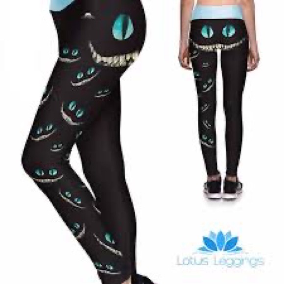 Size S-M Lotus leggings- Cheshire Cat edition - Picture 2 of 9